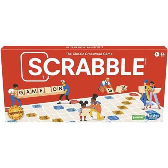 Gaming Scrabble Board Game,Word Game for Kids Ages 8 and Up,Fun Family Game